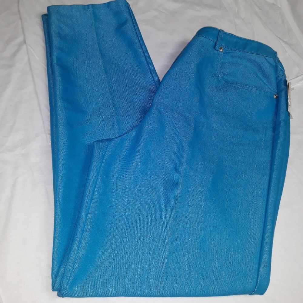 Susan Bristol Women's Teal Blue Casual Pants